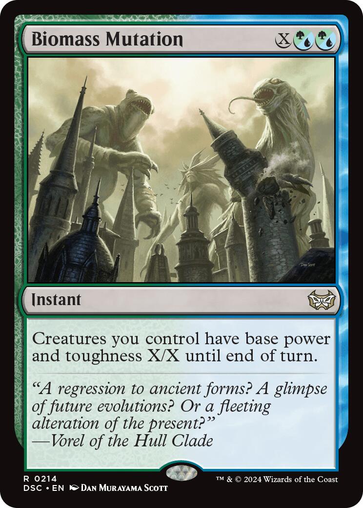 Biomass Mutation [Duskmourn: House of Horror Commander] - Evolution TCG