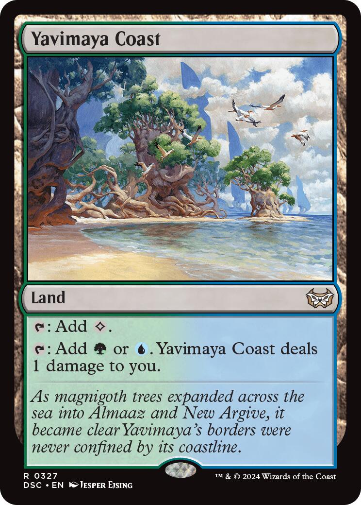 Yavimaya Coast [Duskmourn: House of Horror Commander] - Evolution TCG