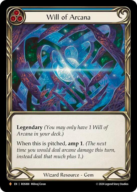 Will of Arcana [ROS000] (Rosetta)  Rainbow Foil - Evolution TCG
