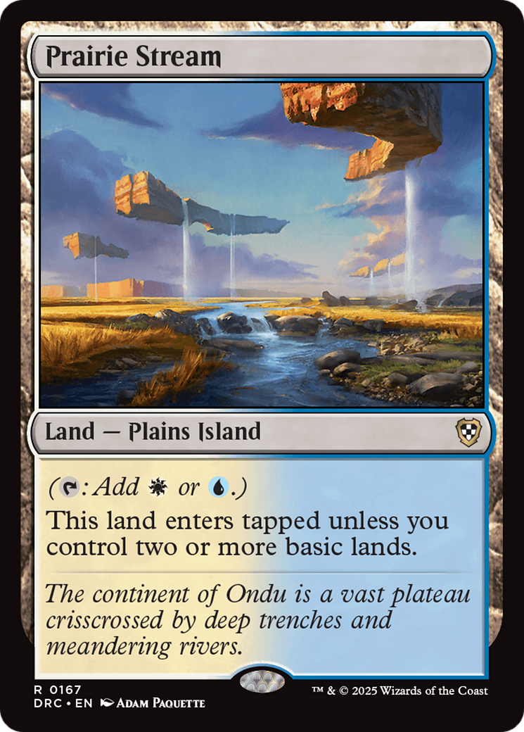 Prairie Stream [Aetherdrift Commander] - Evolution TCG