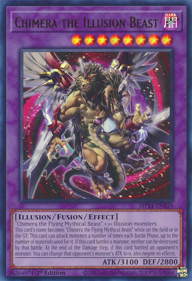 Chimera the Illusion Beast [MP24-EN219] Ultra Rare - Evolution TCG