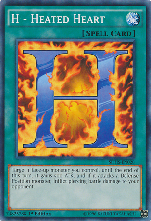 H - Heated Heart [SDHS-EN028] Common - Evolution TCG