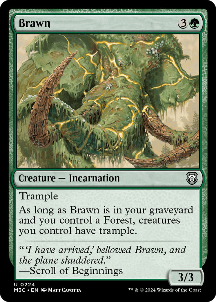 Brawn [Modern Horizons 3 Commander] - Evolution TCG