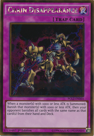 Chain Disappearance [PGL2-EN064] Gold Rare - Evolution TCG