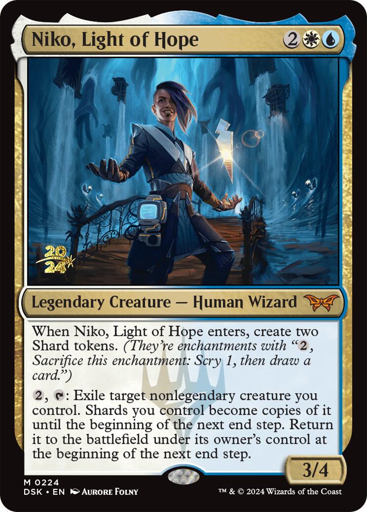 Niko, Light of Hope [Duskmourn: House of Horror Prerelease Promos] - Evolution TCG