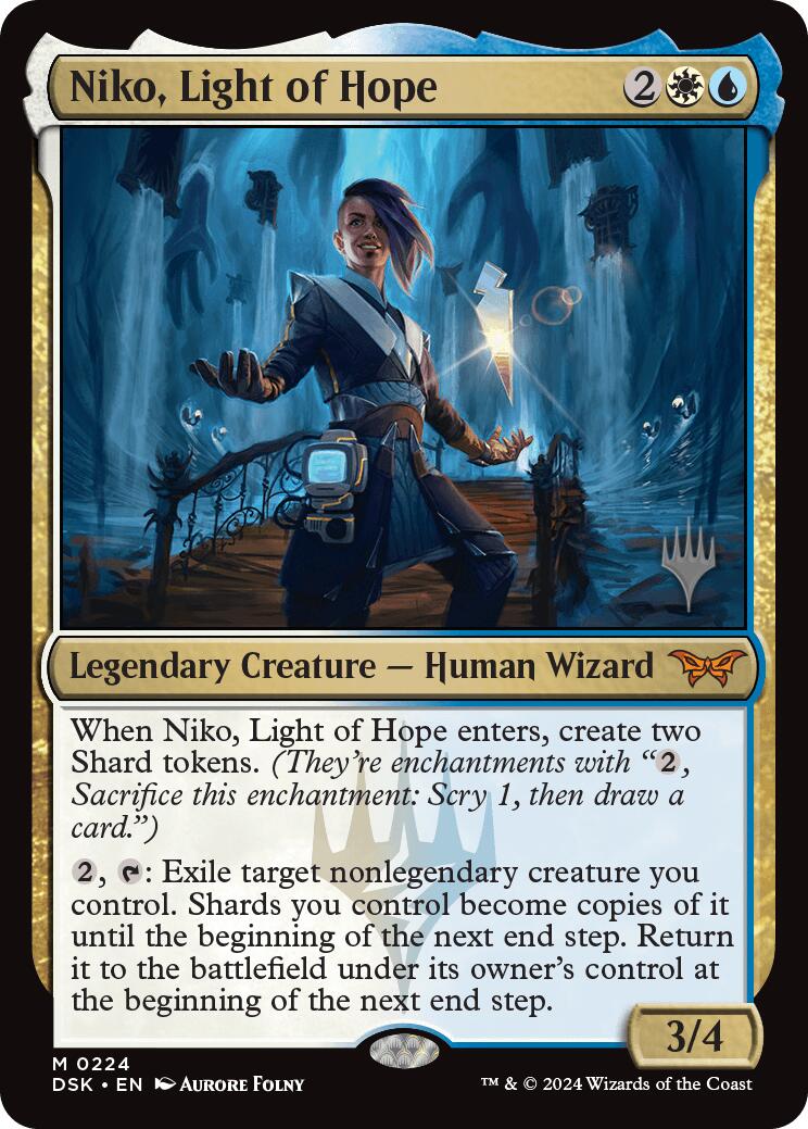 Niko, Light of Hope (Promo Pack) [Duskmourn: House of Horror Promos] - Evolution TCG
