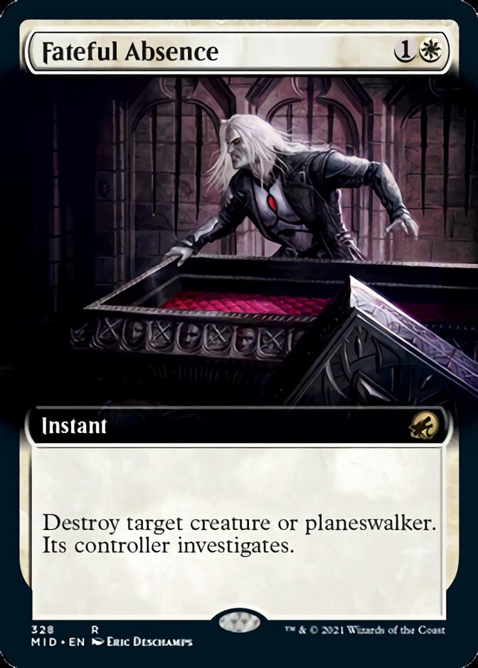 Fateful Absence (Extended Art) [Innistrad: Midnight Hunt] - Evolution TCG