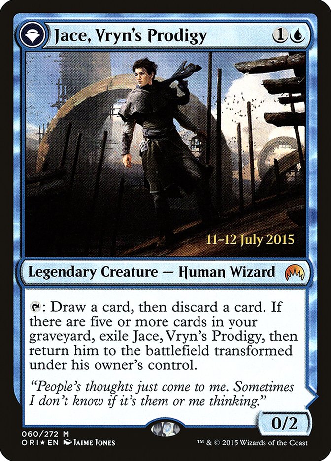 Jace, Vryn's Prodigy // Jace, Telepath Unbound [Magic Origins Prerelease Promos] - Evolution TCG