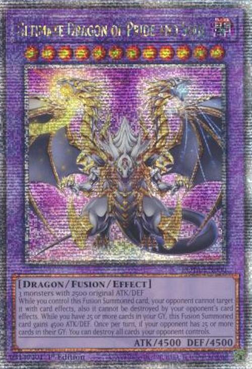 Ultimate Dragon of Pride and Soul [ROTA-EN000] Quarter Century Secret Rare - Evolution TCG