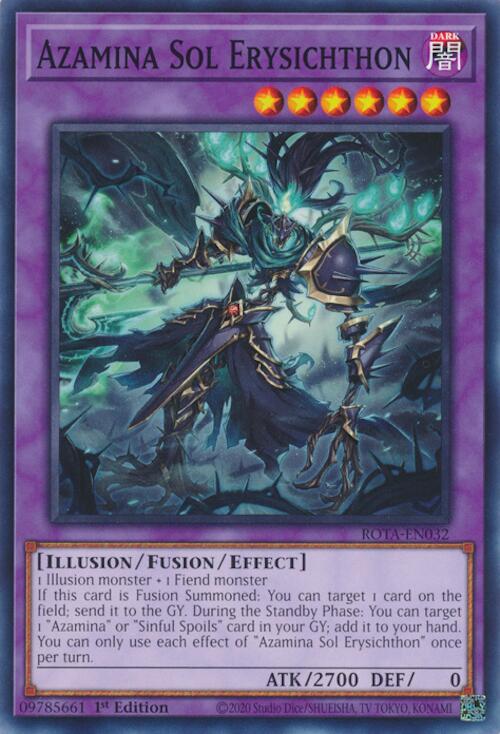Azamina Sol Erysichthon [ROTA-EN032] Common - Evolution TCG