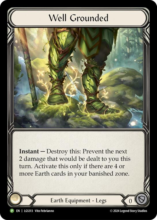 Well Grounded [LGS313] (Promo)  Rainbow Foil - Evolution TCG