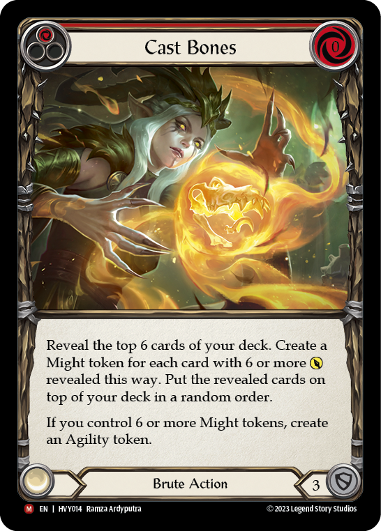 Cast Bones [HVY014] (Heavy Hitters)  Rainbow Foil - Evolution TCG