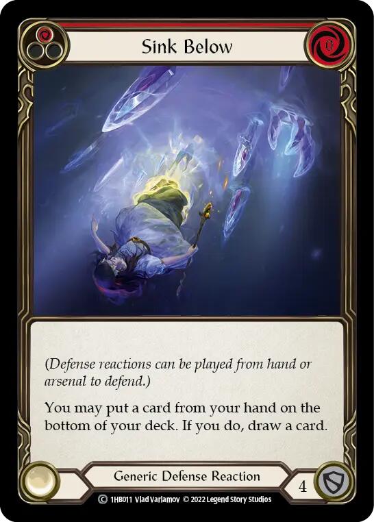 Sink Below (Red) [1HB011] (History Pack 1 Bravo Blitz Deck) - Evolution TCG