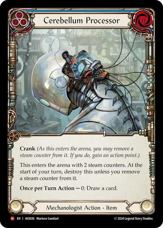 Cerebellum Processor [AIO026] (Armory Deck: Dash) - Evolution TCG