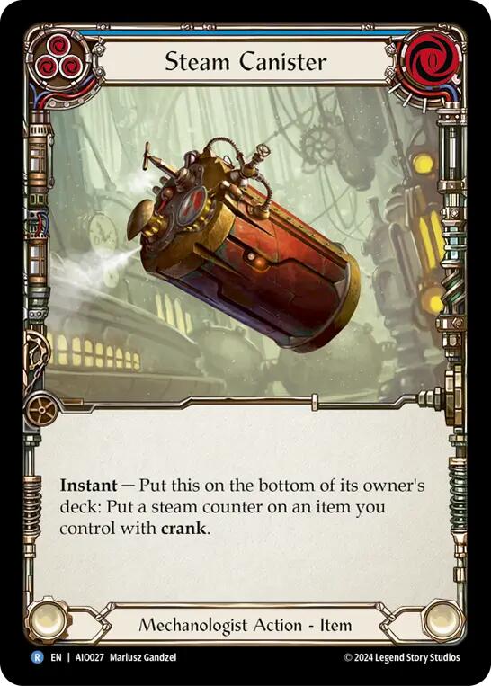 Steam Canister [AIO027] (Armory Deck: Dash) - Evolution TCG