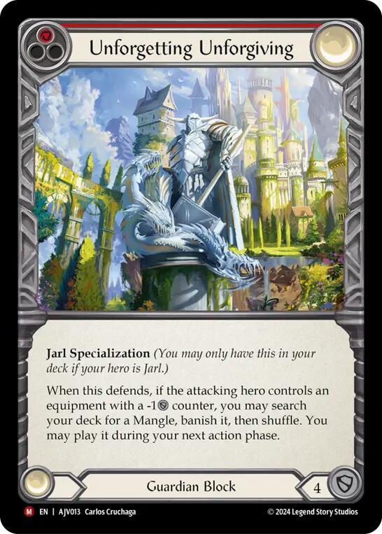 Unforgetting Unforgiving [AJV013] (Armory Deck: Jarl Vetreidi) - Evolution TCG