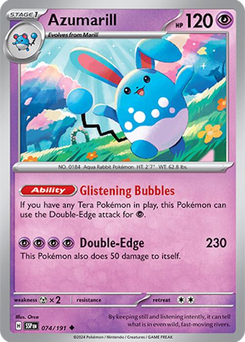 Azumarill (074/191) [Scarlet & Violet: Surging Sparks] - Evolution TCG