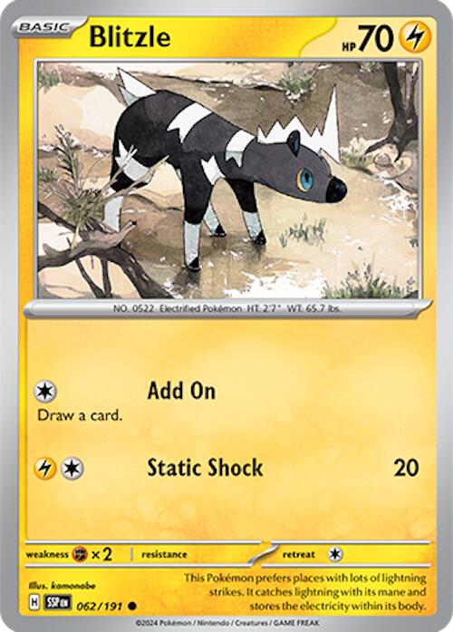 Blitzle (062/191) [Scarlet & Violet: Surging Sparks] - Evolution TCG