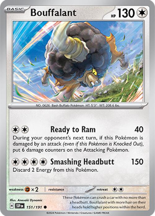 Bouffalant (151/191) [Scarlet & Violet: Surging Sparks] - Evolution TCG