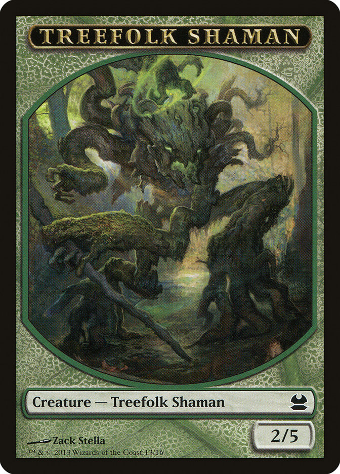 Treefolk Shaman Token [Modern Masters Tokens] - Evolution TCG