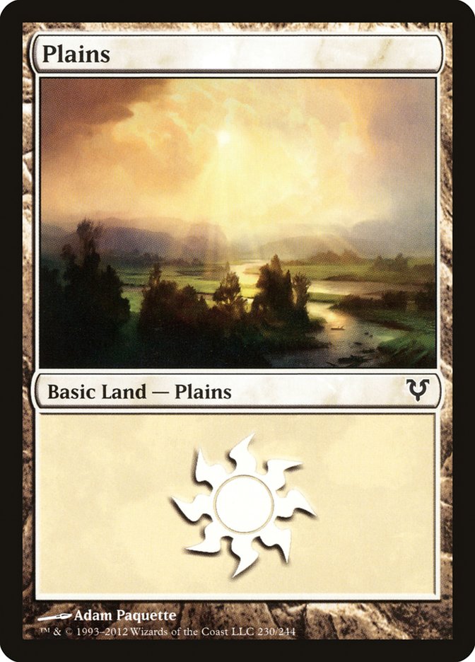 Plains (230) [Avacyn Restored] - Evolution TCG