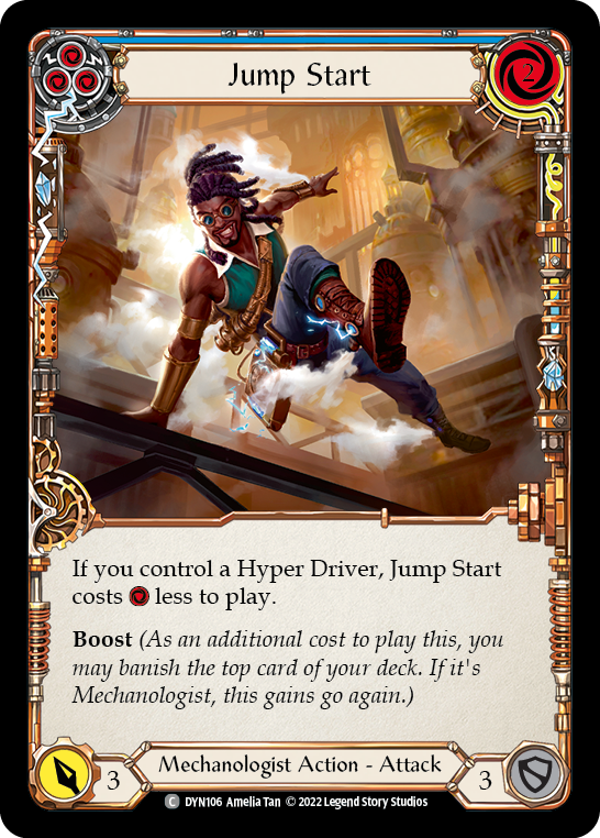Jump Start (Blue) [DYN106] (Dynasty) - Evolution TCG