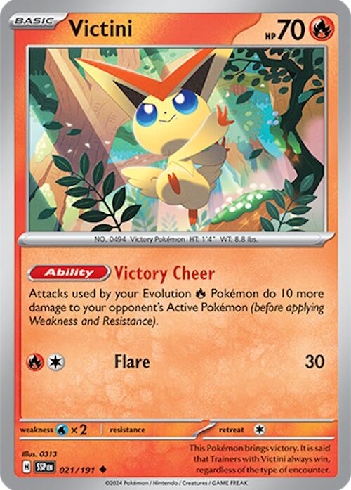 Victini (021/191) [Scarlet & Violet: Surging Sparks] - Evolution TCG