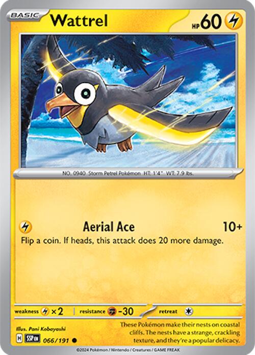 Wattrel (066/191) [Scarlet & Violet: Surging Sparks] - Evolution TCG