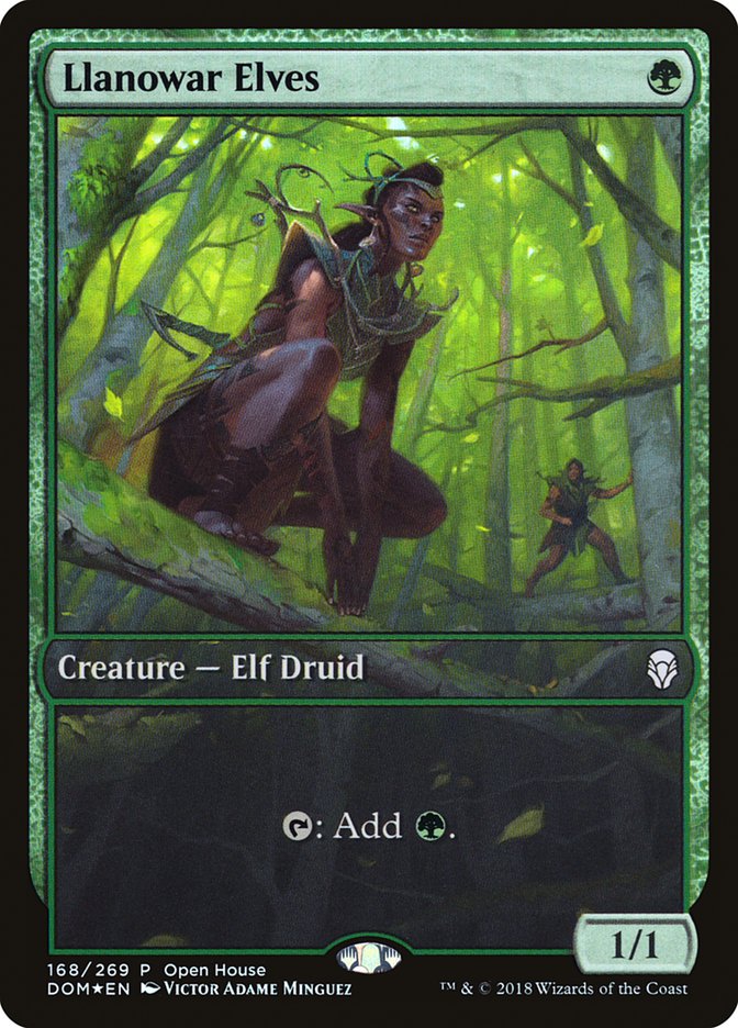 Llanowar Elves (Open House) [Dominaria Promos] - Evolution TCG