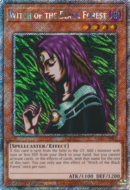 Witch of the Black Forest (Platinum Secret Rare) [RA03-EN091] Platinum Secret Rare - Evolution TCG