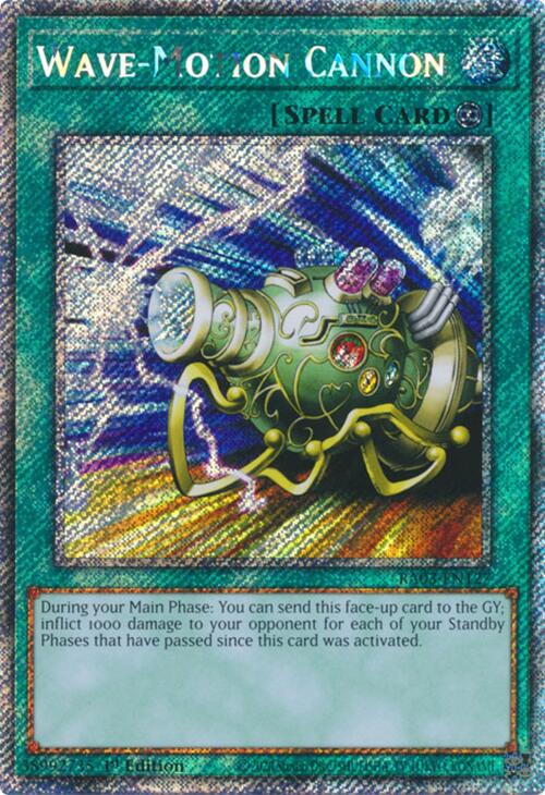 Wave-Motion Cannon (Platinum Secret Rare) [RA03-EN127] Platinum Secret Rare - Evolution TCG