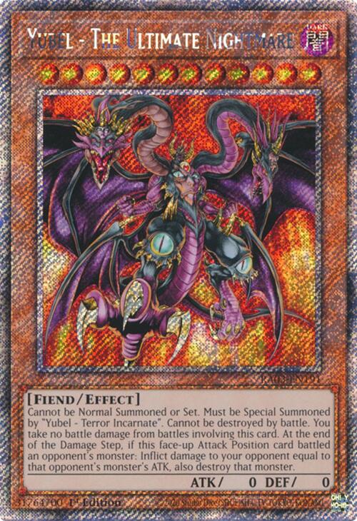 Yubel - The Ultimate Nightmare (Platinum Secret Rare) [RA03-EN191] Platinum Secret Rare - Evolution TCG