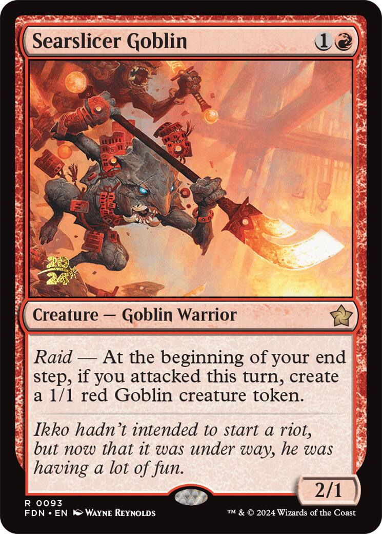 Searslicer Goblin [Foundations Prerelease Promos] - Evolution TCG