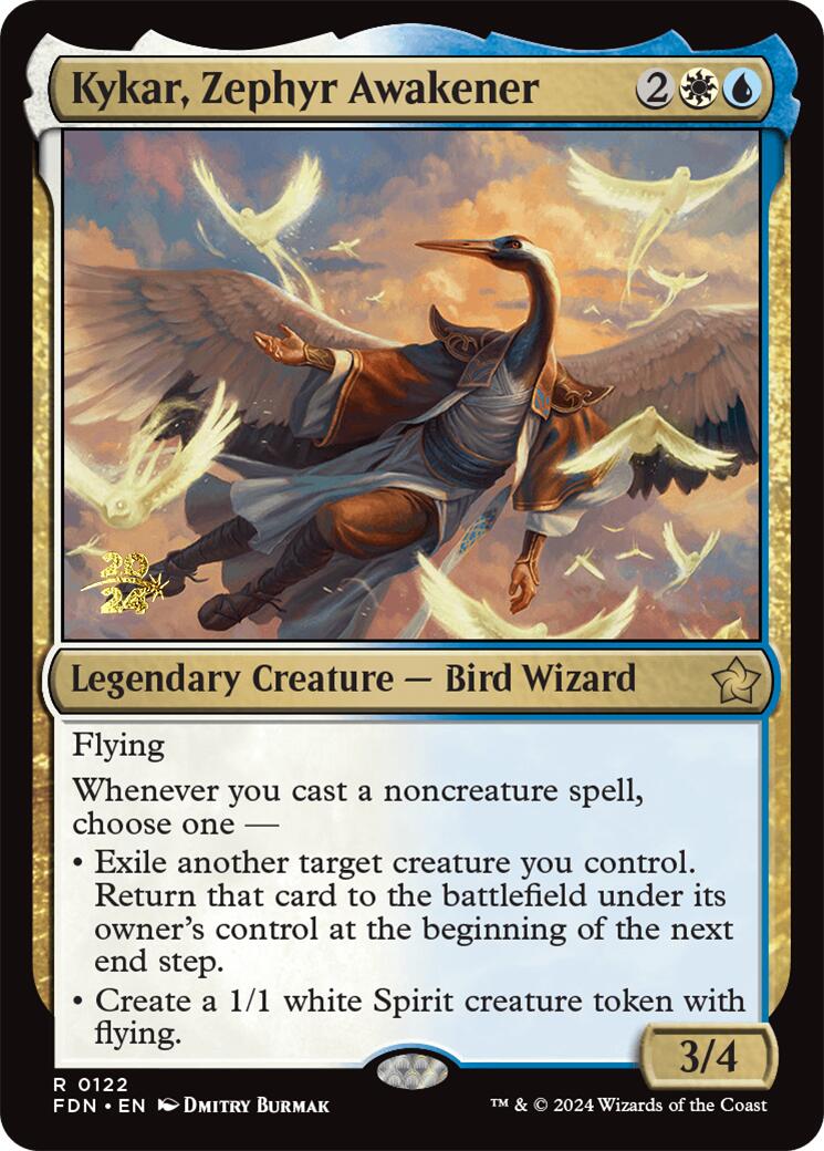 Kykar, Zephyr Awakener [Foundations Prerelease Promos] - Evolution TCG