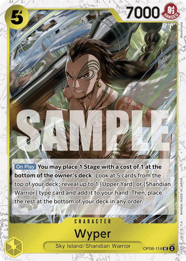 Wyper (Jolly Roger Foil) [Premium Booster -The Best-] - Evolution TCG