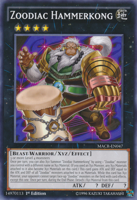 Zoodiac Hammerkong [MACR-EN047] Common - Evolution TCG