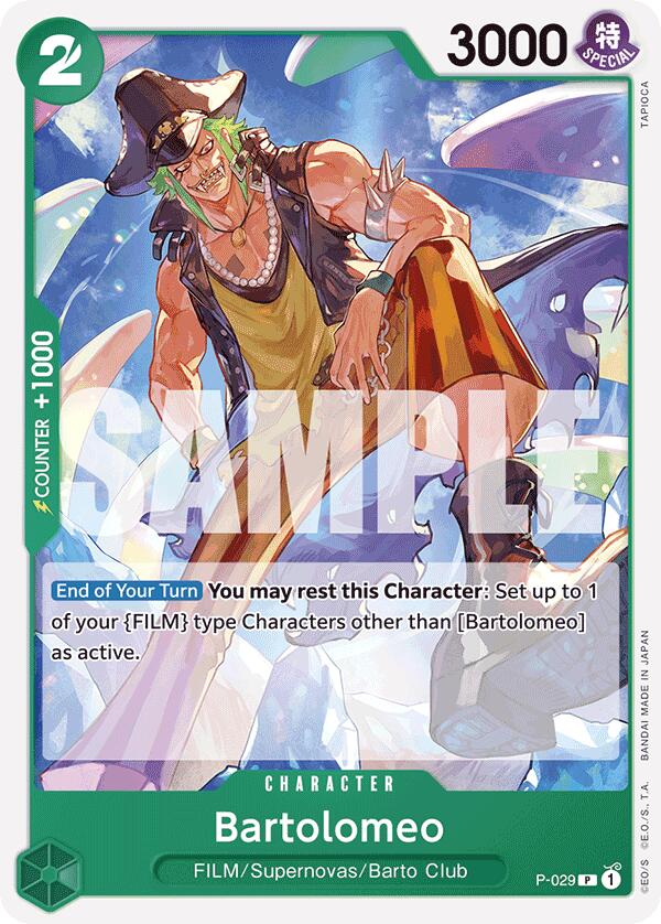 Bartolomeo (P-029) (Reprint) [Premium Booster -The Best-] - Evolution TCG