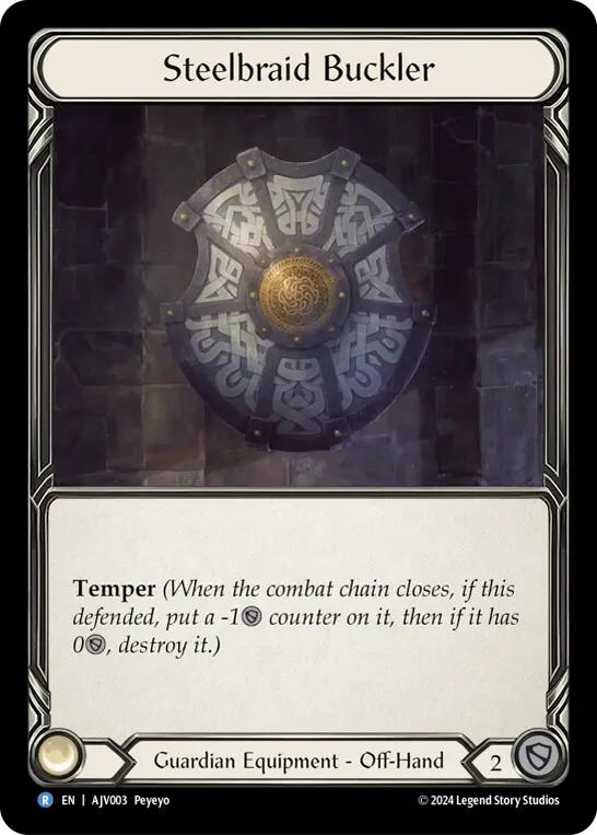 Steelbraid Buckler [AJV003] (Armory Deck: Jarl Vetreidi) - Evolution TCG