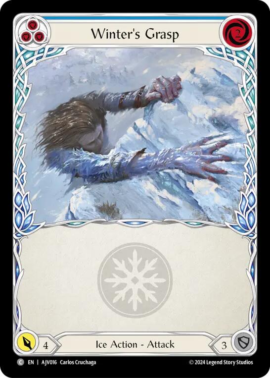 Winter's Grasp (Blue) [AJV016] (Armory Deck: Jarl Vetreidi) - Evolution TCG