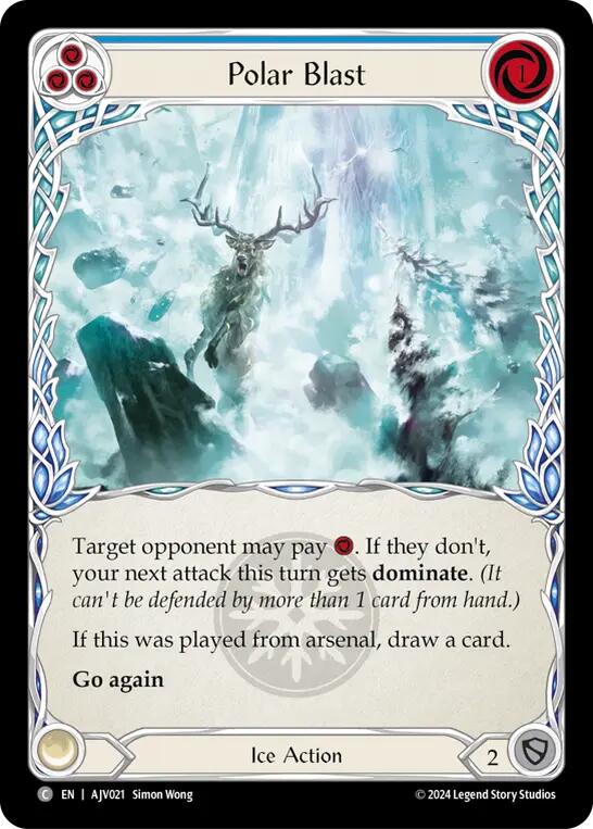 Polar Blast (Blue) [AJV021] (Armory Deck: Jarl Vetreidi) - Evolution TCG