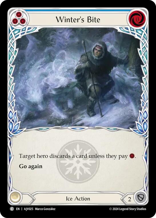 Winter's Bite (Blue) [AJV025] (Armory Deck: Jarl Vetreidi) - Evolution TCG