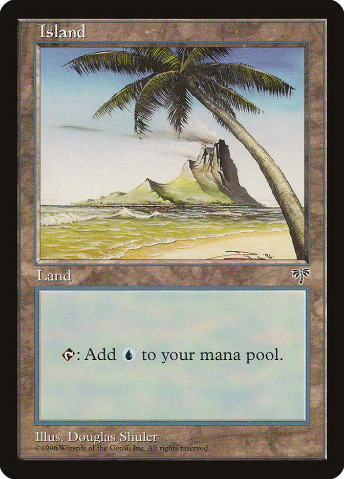 Island (Palm Tree) [Mirage] - Evolution TCG