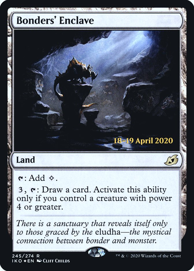 Bonders' Enclave [Ikoria: Lair of Behemoths Prerelease Promos] - Evolution TCG