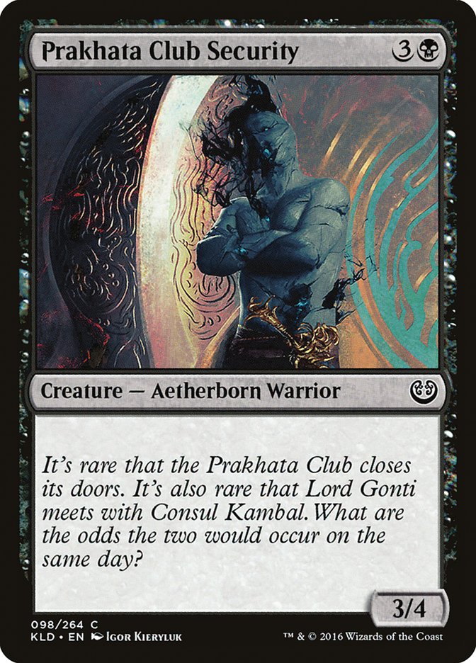 Prakhata Club Security [Kaladesh] - Evolution TCG