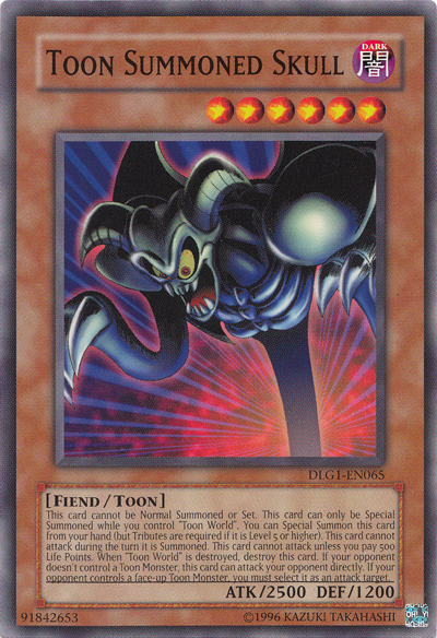 Toon Summoned Skull [DLG1-EN065] Common - Evolution TCG