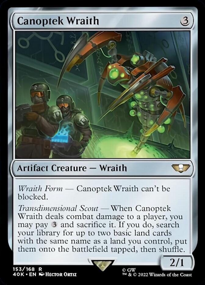 Canoptek Wraith (Surge Foil) [Warhammer 40,000] - Evolution TCG