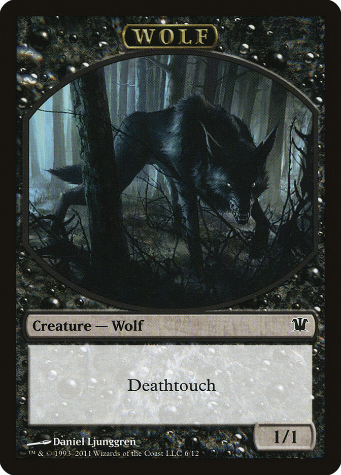 Wolf Token (6/12) [Innistrad Tokens] - Evolution TCG