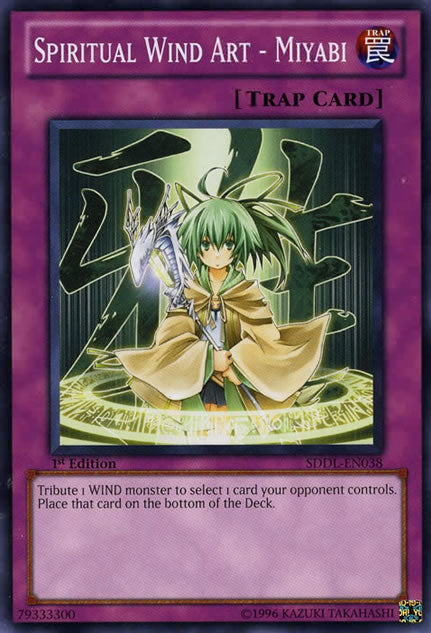 Spiritual Wind Art - Miyabi [SDDL-EN038] Common - Evolution TCG