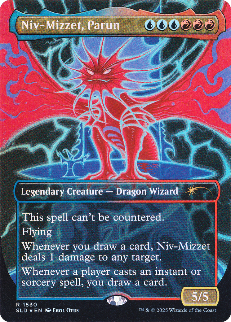 Niv-Mizzet, Parun (Rainbow Foil) [Secret Lair Drop Series] - Evolution TCG