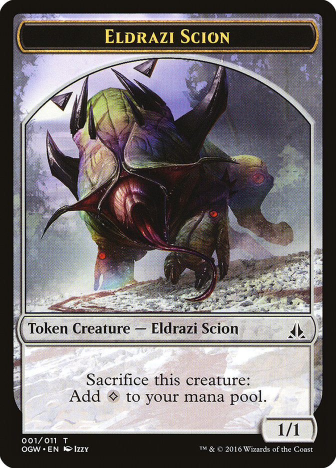 Eldrazi Scion Token (001/011) [Oath of the Gatewatch Tokens] - Evolution TCG